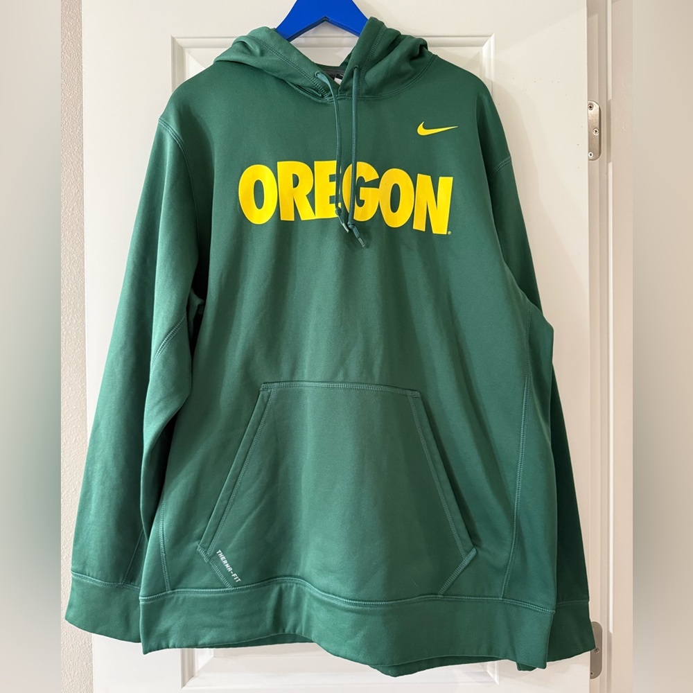 Nike Therma-Fit Green Jacket Oregon Ducks